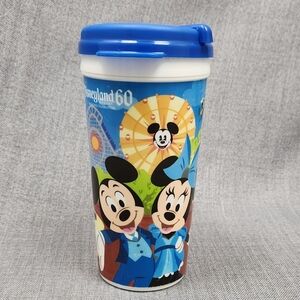 Disney parks Rapids Refill Disneyland 60th Anniversary insulated travel mug. 